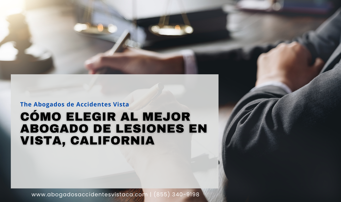 contratar abogado de lesiones rápido Vista