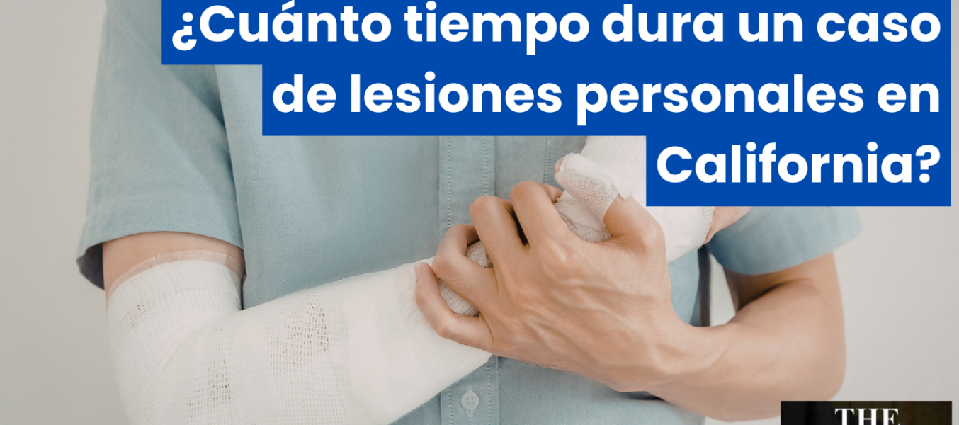 ¿Cuánto tiempo dura un caso de lesiones personales en California?