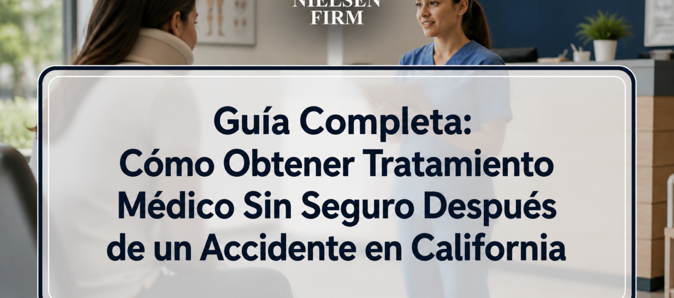 Guía Completa: Cómo Obtener Tratamiento Médico Sin Seguro Después de un Accidente en California