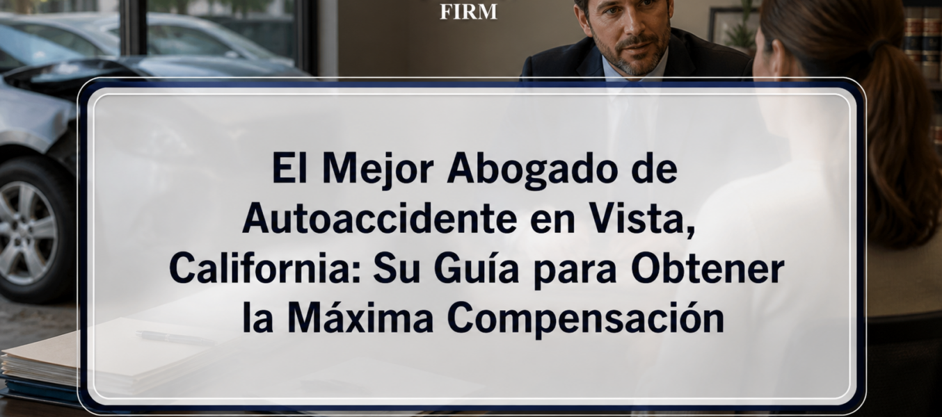 El Mejor Abogado de Autoaccidente en Vista, California: Su Guía para Obtener la Máxima Compensación